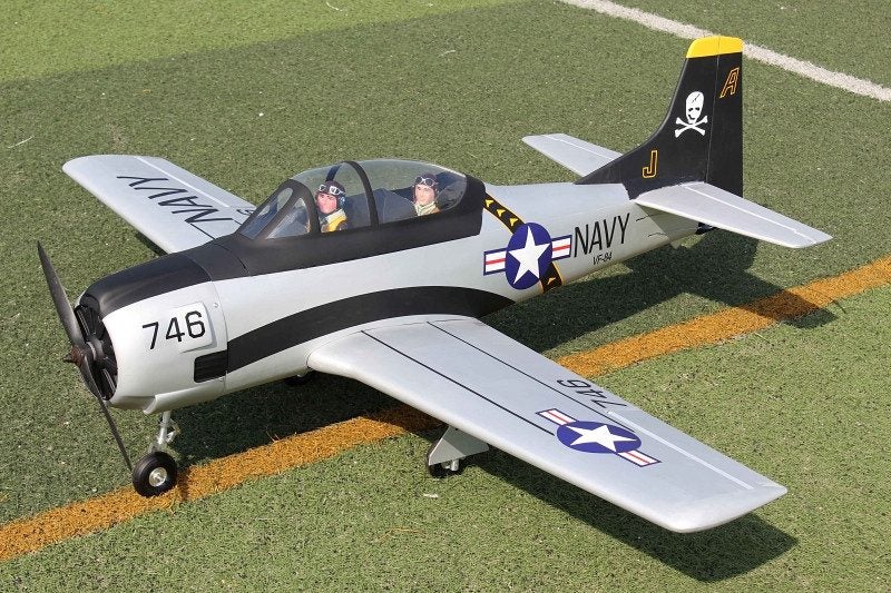 Seagull North American T-28 Trojan 63"wingspan 15cc, included electric retract Carousel 1