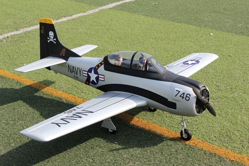 Seagull North American T-28 Trojan 63"wingspan 15cc, included electric retract Carousel 2