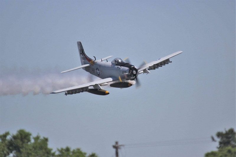 Seagull Double Seat AD-5/A-1E Skyraider 86" wingspan, 35-60cc "Grey" without ... Carousel 5