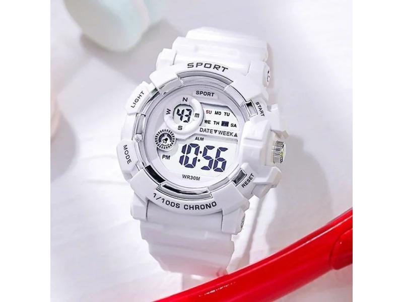 YIKAZE Fashion Sports Watches Men Women Digital Watch Waterproof Luminous Alarm Carousel 1
