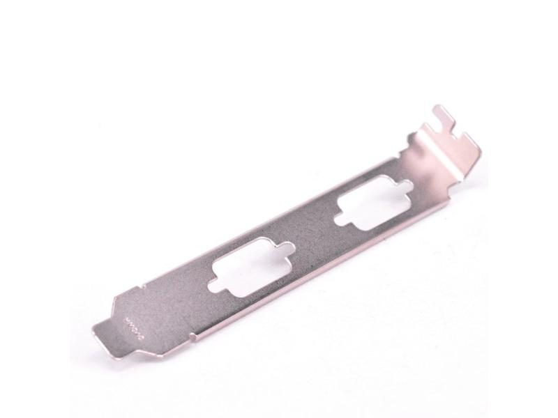 1 / 2 DB9 DB25 VGA Port Low / Long Profile Bracket 8cm 12CM RS232 Serial Carousel 1