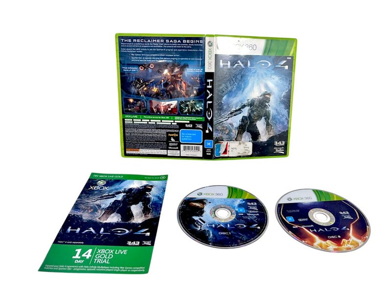 Halo 4 (Xbox 360 - Complete, 2 Disc Set) *INCLUDES PROMO CARD* Carousel 1