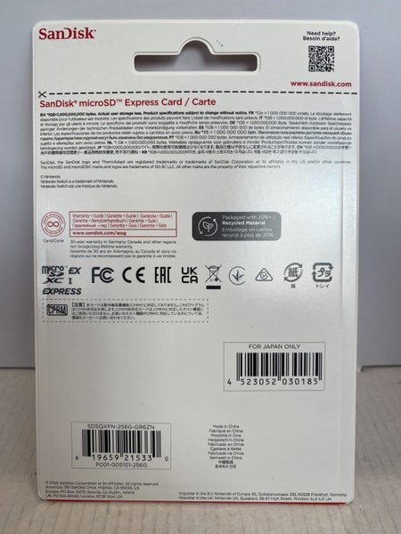 SanDisk MicroSD Express Card for Nintendo Switch 2 - 256GB (microSDXC, UHS-I) Carousel 4