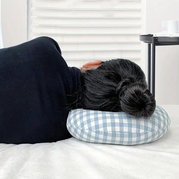 NEW Ear Donut Pillow Side Sleepers Nap Sleeping Pillow Head Rest Pillow Carousel 8