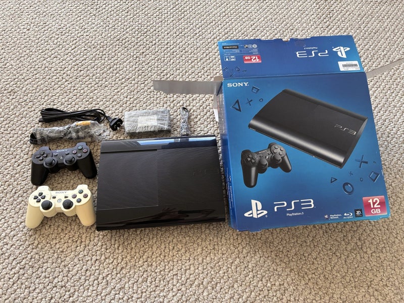 Playstation 3 Slim Console 250GB Model # CECH 4002A + 2 DualShock Controllers Carousel 2