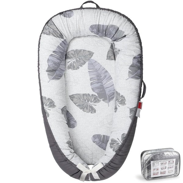 Baby Lounger, Foldable Infant Nest Pillow Carousel 1