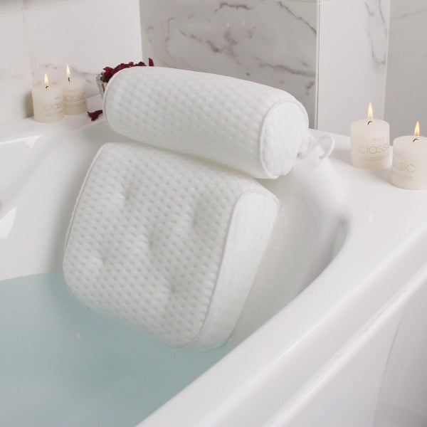 Bath Pillow Tub Pillow Soft 4D Air Mesh Carousel 1