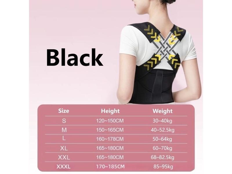 Posture Corrector Adjustable Back Support Belt For Abdominal Waist Correction Carousel 1