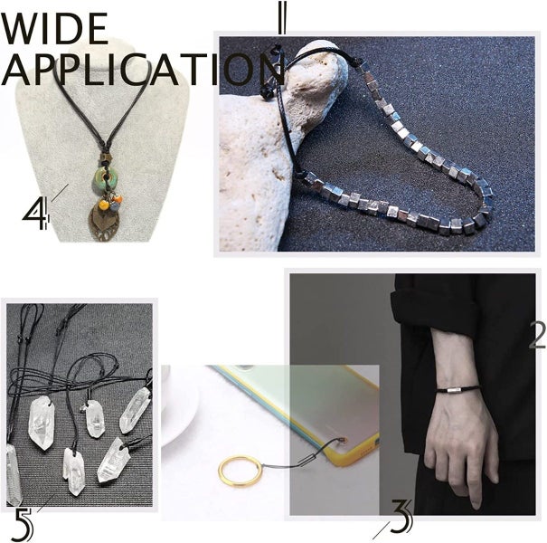 1 Roll 1mm Waxed Cord Thread Beading String Jewelry Making Macrame Supply Carousel 6