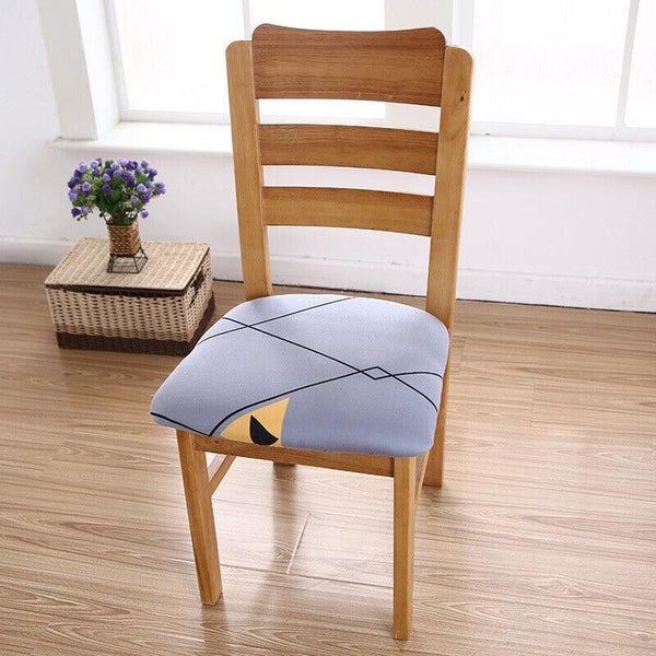 Stretch Dining Chair Seat Covers Removable Cushion Slipcovers Protector - I Carousel 2