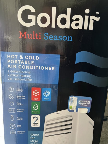 Goldair 2.64kW Portable AC & Heater - Like New! Carousel 2