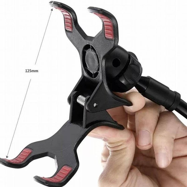 Flexible Phone Tablet Holder With Clamp For Bed Desk Mount Use Pink Carousel 2