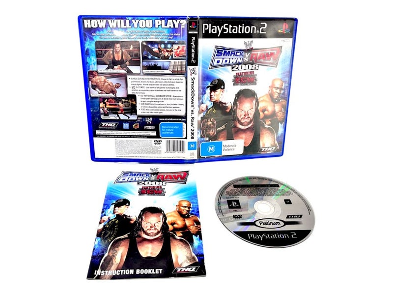 WWE SmackDown vs Raw 2008 (PS2) *COMPLETE* Carousel 1