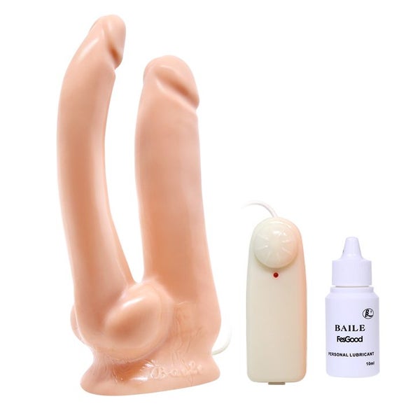 Multi-speed Vibrator Double dongs suction cup Carousel 2
