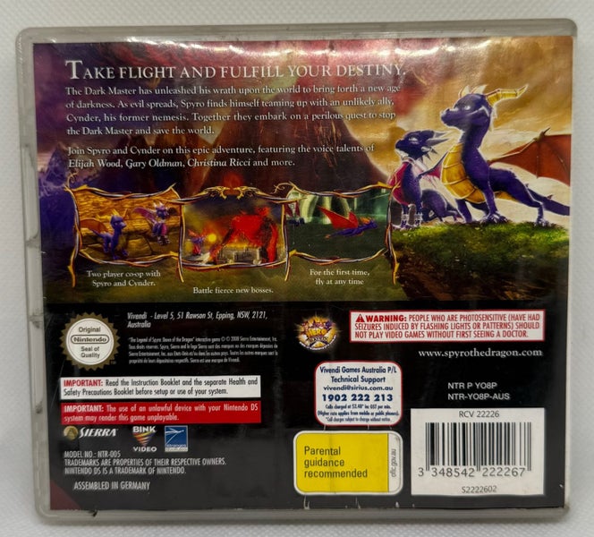 Legend of Spyro: Dawn of the Dragon - Nintendo DS Carousel 5