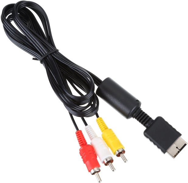PS1 PS2 PS3 AV Cable Cord - Audio Video AV Cable to RCA For PlayStation PS2 PS3 Carousel 1