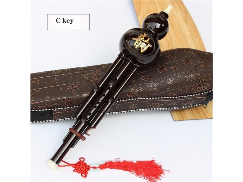 Chinese Handmade Hulusi Ethnic Beginner'S Musical Instrument Seven-Hole Carousel 1