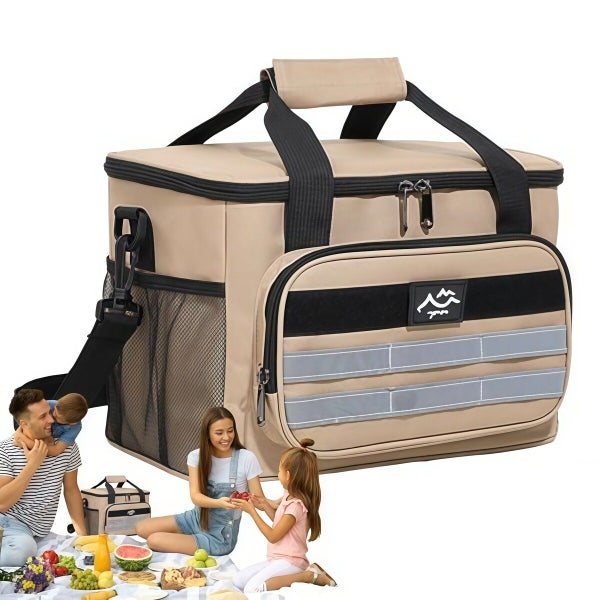Portable Lunch Bag 12L Large Capacity Lunch Tote Bag Reusable Cooler Bag Carousel 1