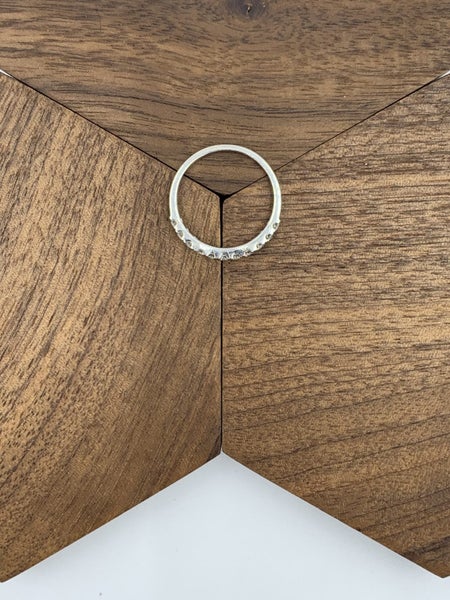 *SWEET CUPID* 14ct Gold Diamond Curve Ring *SWEET AS* Carousel 7