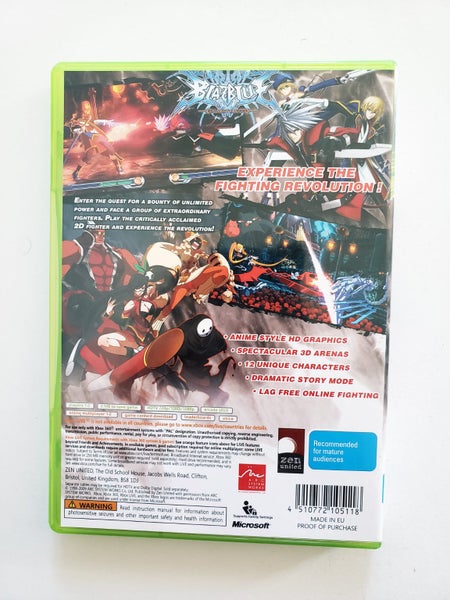Blazblue: Calamity Trigger / Xbox 360 / VGC Carousel 4