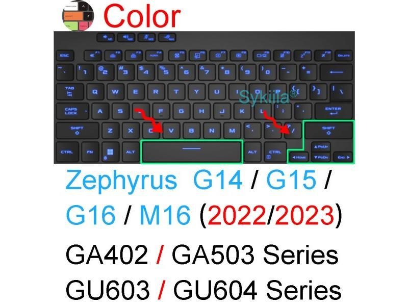 Keyboard Cover For ROG Zephyrus G14 G15 G16 M15 M16 S15 S17 G M S Duo GU605 Carousel 1