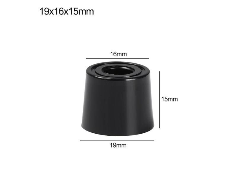 10PCS Anti Slip Furniture Legs Feet Black Speaker Cabinet Bed Table Box Conical Carousel 1