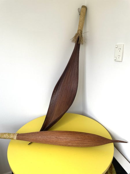 Beautiful LARGE Pasifika wall pieces from Pataka museum / gallery Carousel 2