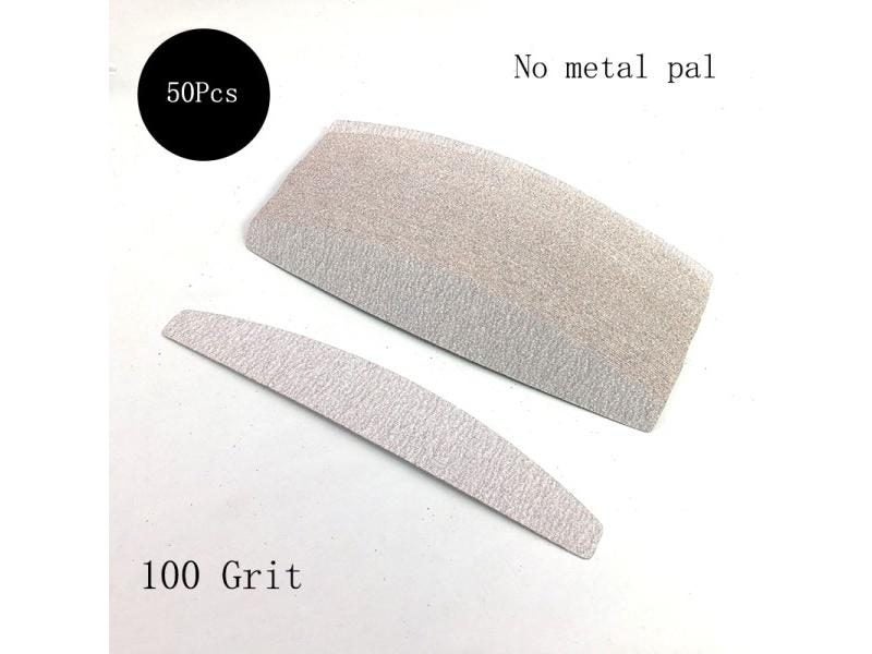 New Grey Metal Nail File Calluses Remover Manicure Nail Art Stainless Steel Carousel 1