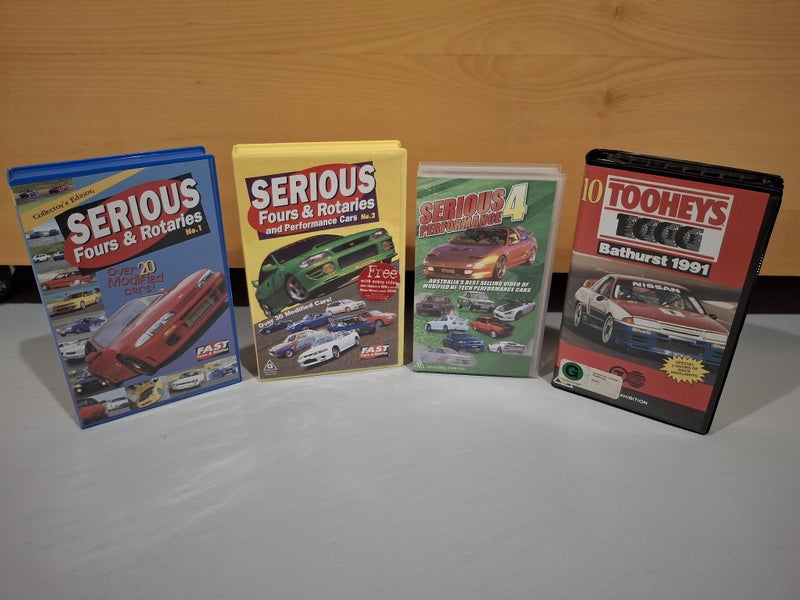 Serious 4s and Rotaries VHS videos Carousel 1