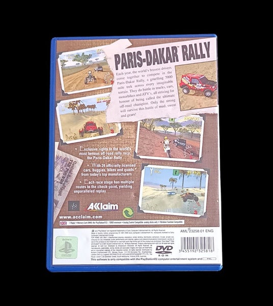 Paris- Dakar Rally PS2 *mint * complete Carousel 3