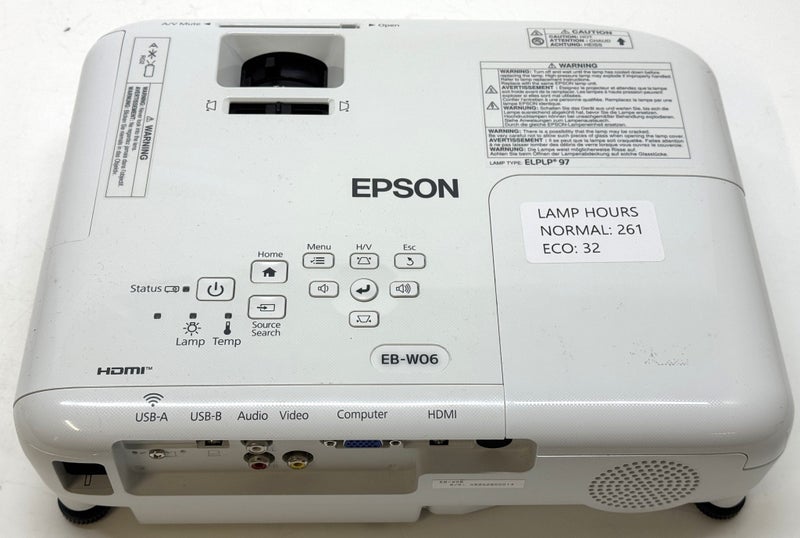 Epson EB-W06 WXGA Projector Carousel 2