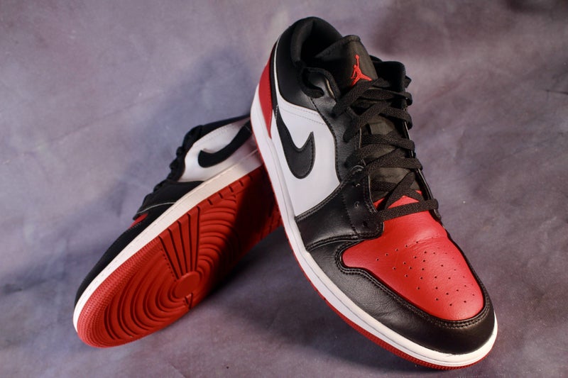 AIR JORDAN 1 LOW SHOES BREA TOE RETRO CHICAGO BULLS 11 50%OFF "SALE" SIZE 14$89 Carousel 2