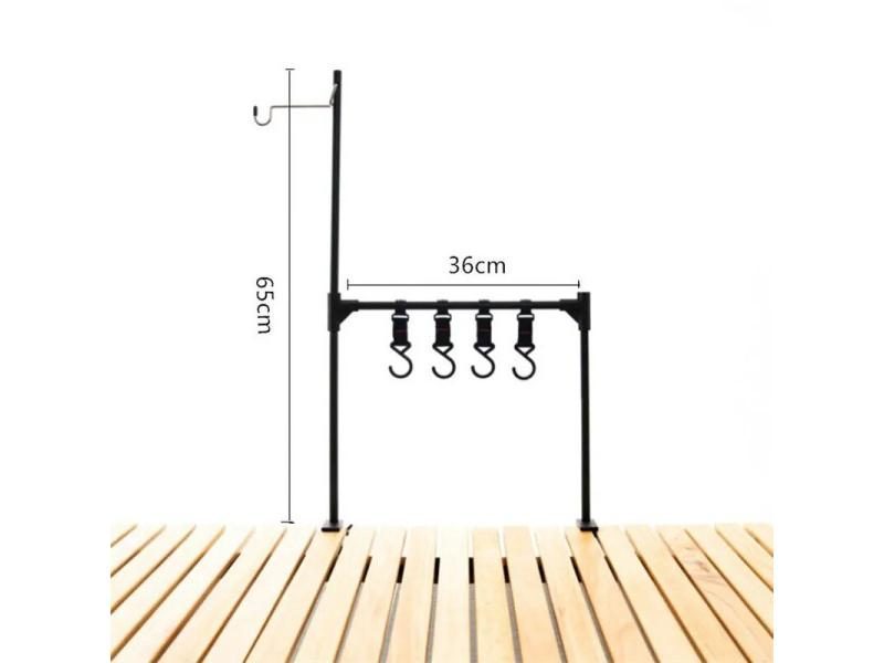 WESTTUNE Outdoor Desktop Storage Rack Camping Tableware Hanging Rack Ultralight Carousel 1