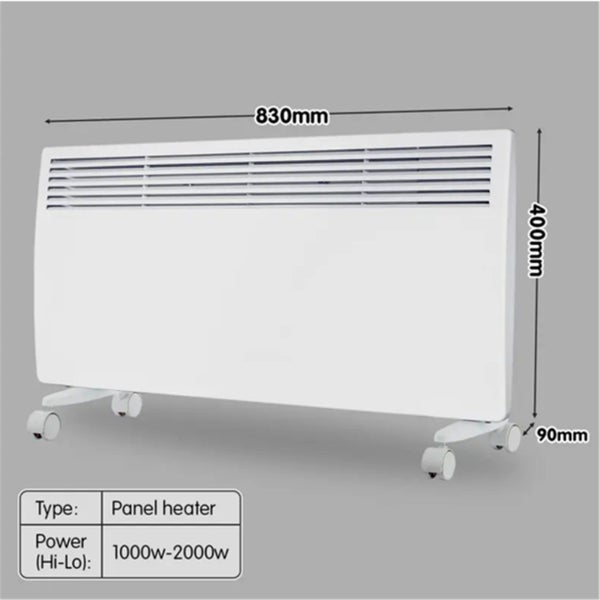 Olimpia Splendid 2000W WiFi Panel Heater NDM-20WT Wall Mountable Thermostat Carousel 7