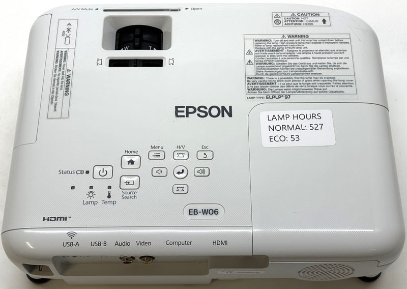 Epson EB-W06 WXGA Projector Carousel 2