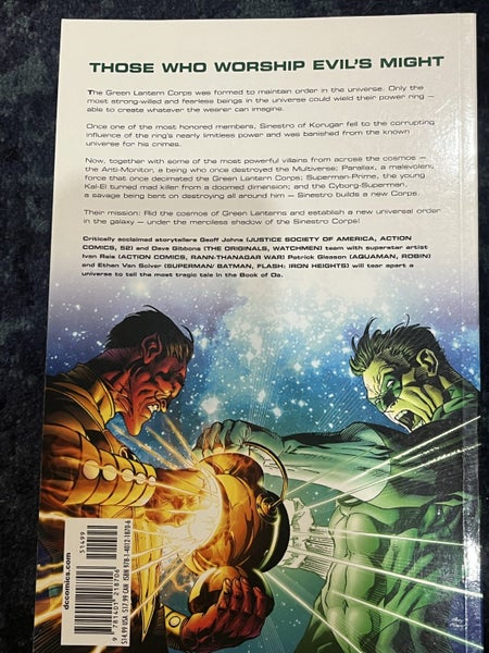 Green Lantern Sinestro Corps war vol 1 - trade paperback Carousel 2