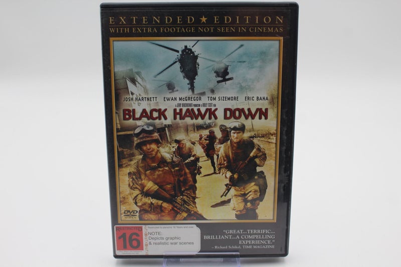 Black Hawk Down Extended Edition Intense War DVD Carousel 1
