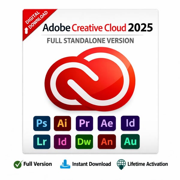 Creative Cloud Suite 2025 FULL Standalone Version For Lifetime -(Photoshop etc) Carousel 1