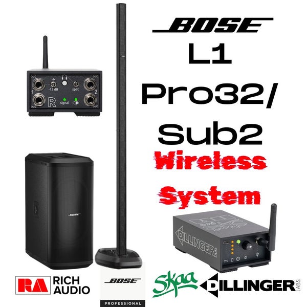 WIRELESS Bose L1 Pro32/Sub2 with SKAA send + receive unit Carousel 1