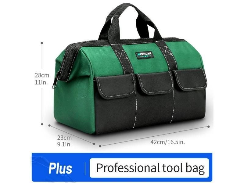 WINHUNT Large Capacity Wear-resistant Tool Bag: Keep Your Tools Organized And Carousel 1