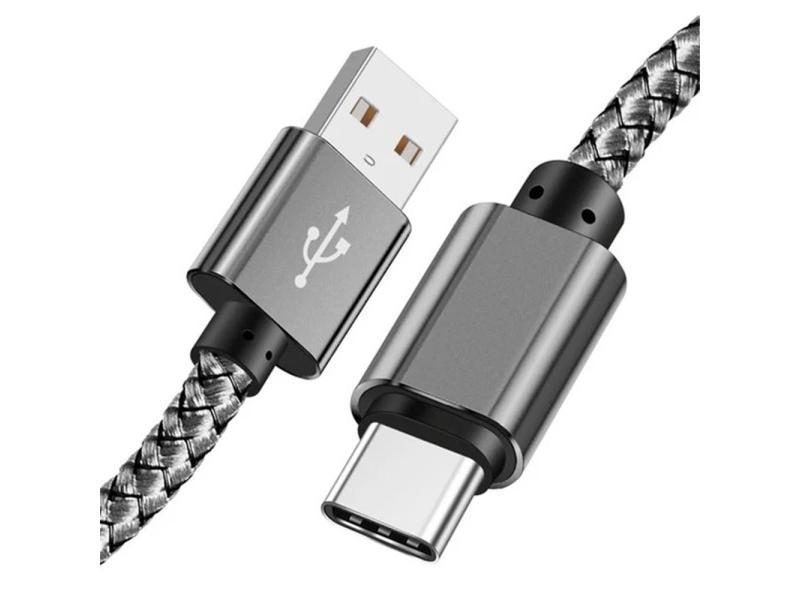 Nylon Data Cable Fast Charger USB A To Type C Charging Cable For Huawei Samsung Carousel 1