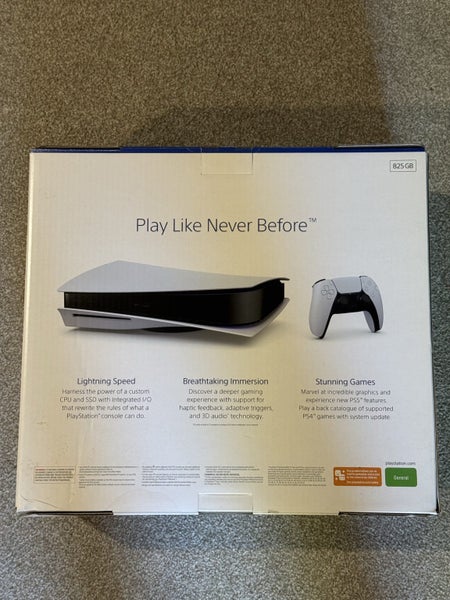 PS5 OG Disc Version 825GB with Controller and box Carousel 6