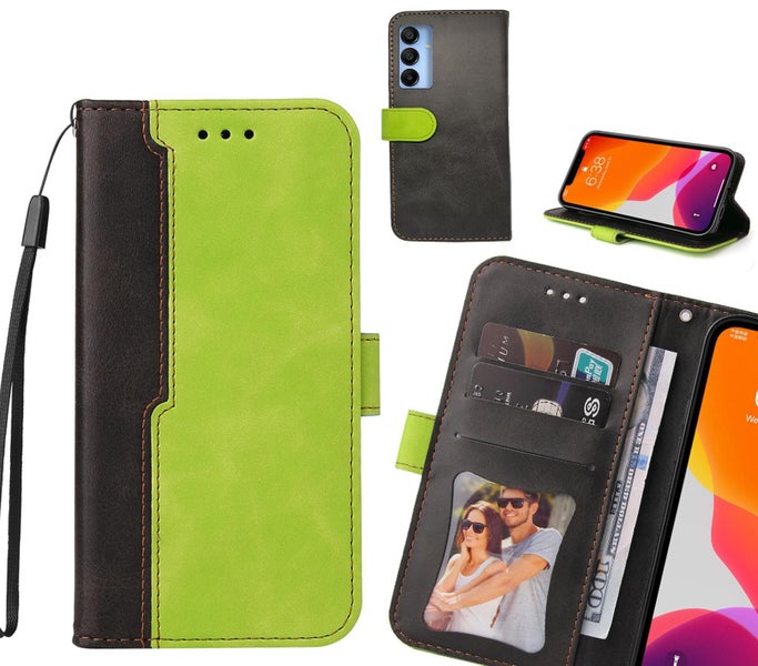 Samsung Galaxy A35 5G Case Wallet Denim Leather Case Cover Carousel 1