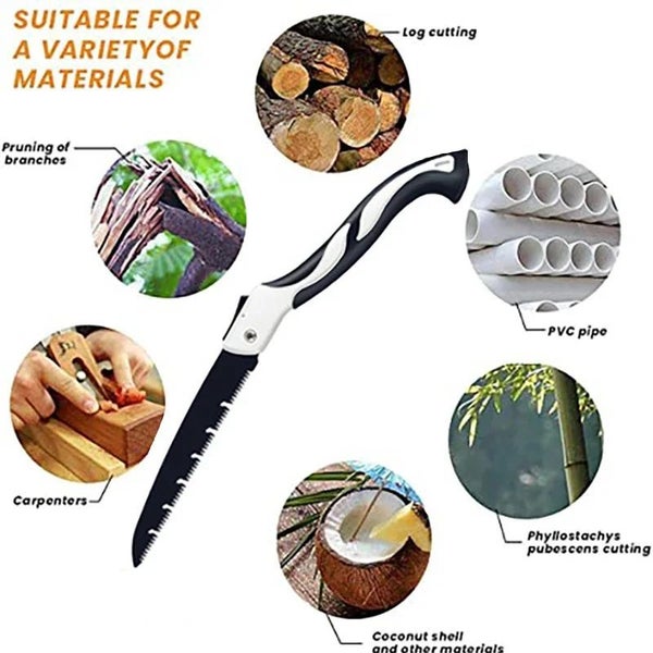 1pcs 30cm Folding Hand Saw Pruning Saw Professional Hand Sawor Tree Pruning Carousel 1