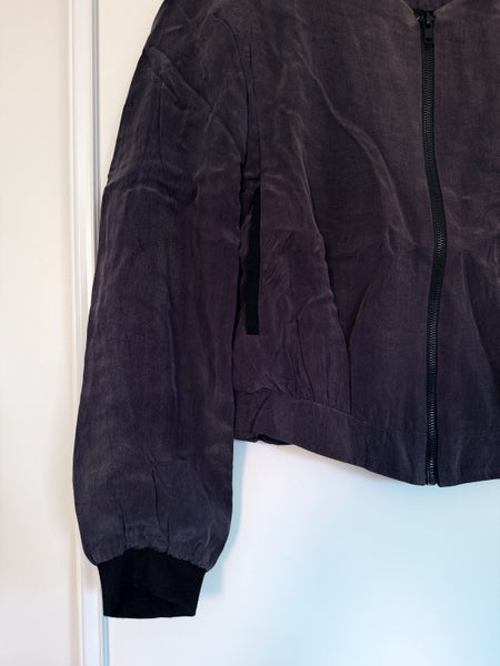TOPSHOP BOMBER JACKET in grey (AS NEW) Carousel 2
