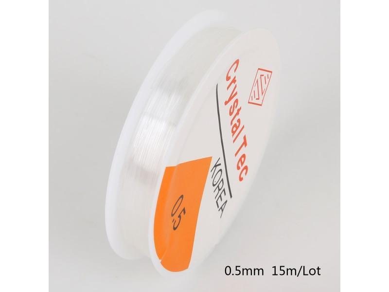 Elastic Crystal Beading Round Stretch Cord Elastic Transparent For DIY Necklace Carousel 1