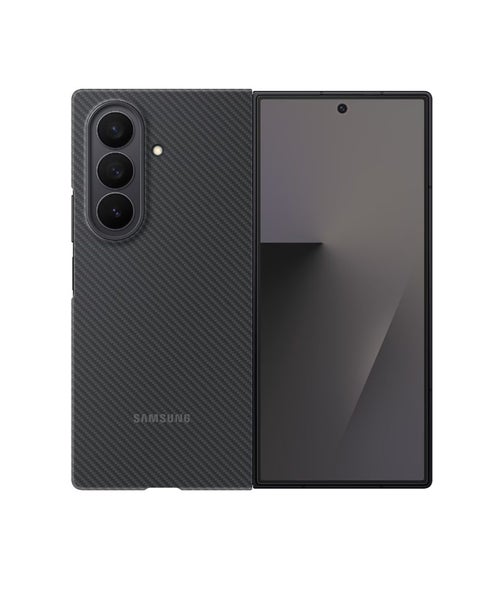 Samsung Galaxy Z Fold7 Carbon Shield Back Cover + Anti-reflecting Film - Black Carousel 1