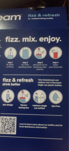 Sodastream 1 litre carbonating bottle (twin pack) Carousel 7