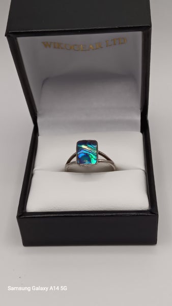 Sterling silver Paua ring Carousel 1