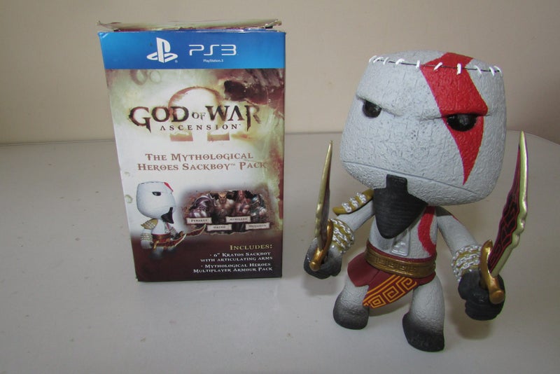 PS3 God Of War Kratos Sackboy Figure Carousel 1